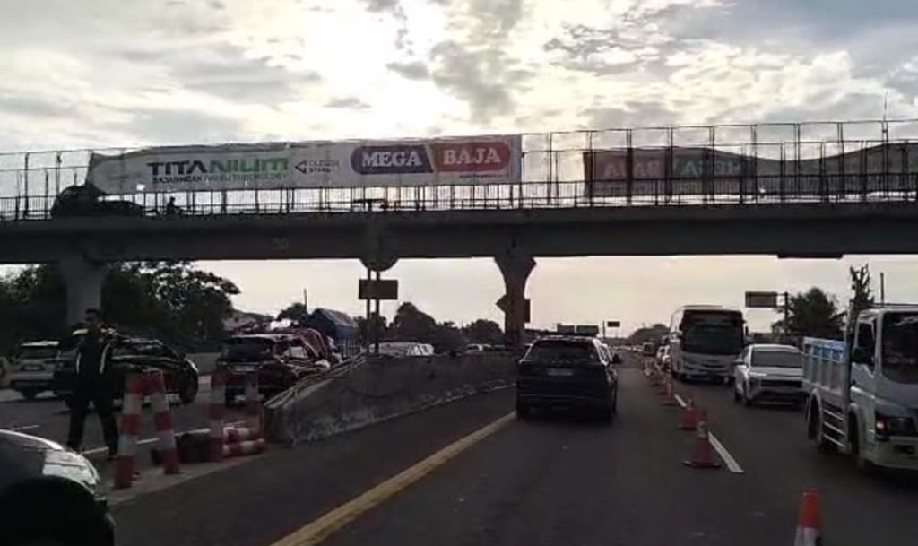 Arus Balik Libur Panjang, Contraflow Diterapkan di KM 55-47 Tol Jakarta-Cikampek 
