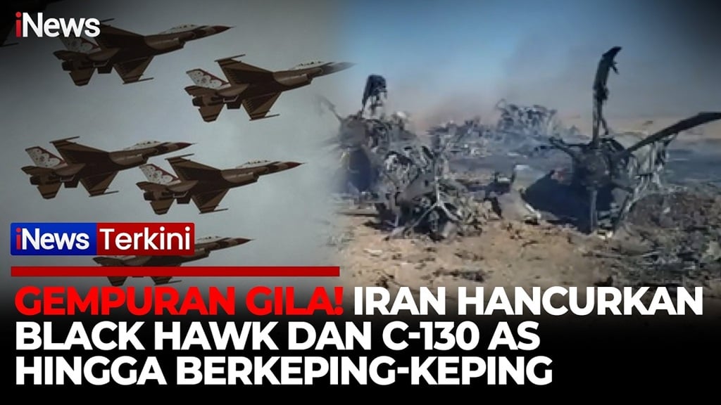 Iran Kembali Tembak Pesawat AS, Kini 2 Heli Black Hawk dan Hercules C-130