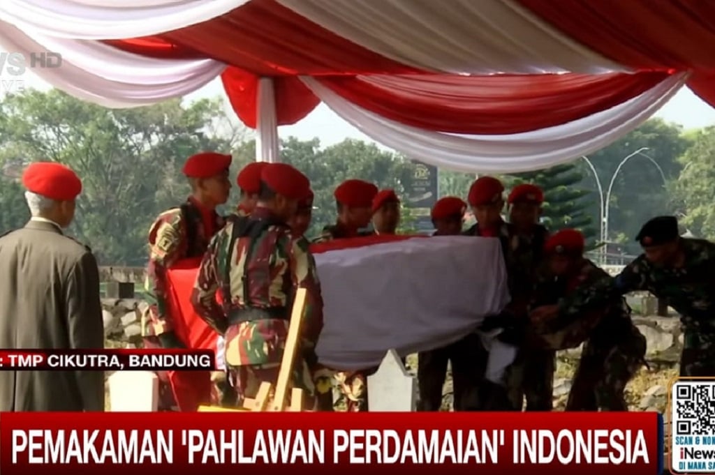 Panglima TNI Pimpin Pemakaman Mayor Zulmi, Prajurit yang Gugur di Lebanon