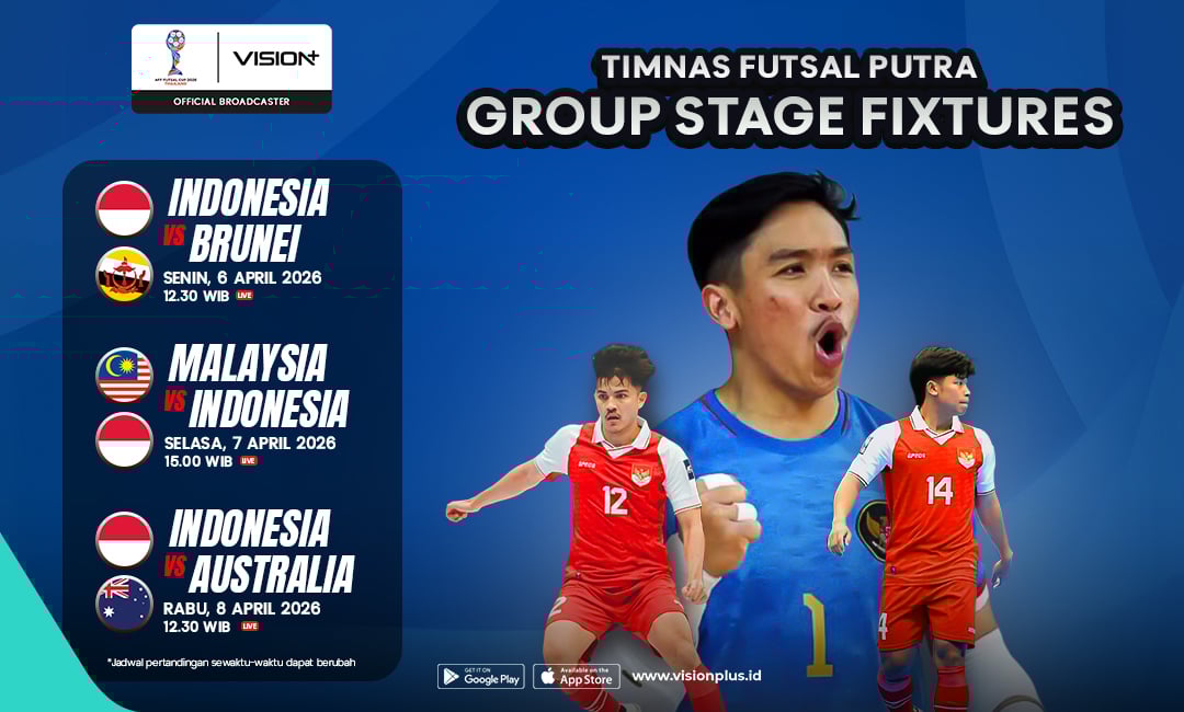 Jadwal Lengkap Timnas Futsal Indonesia di Piala AFF Futsal 2026, Dua Lawan Berat Menanti!