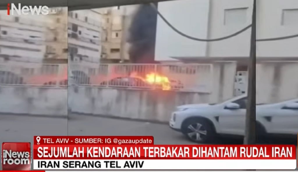 Rudal Iran Tembus Jantung Tel Aviv Israel, 2 Tewas Puluhan Warga Terkubur Puing