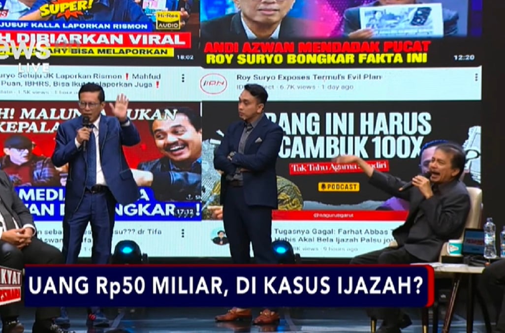 Andi Azwan Klaim Dapat WA dari Dokter Tifa Minta Bertemu Jokowi, Roy Suryo: Palsu!