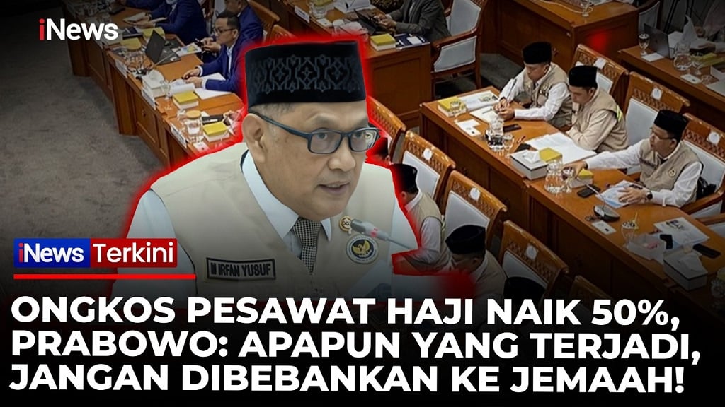 Ongkos Pesawat Haji Naik 51 Persen, Prabowo Minta Tak Dibebankan ke Jemaah