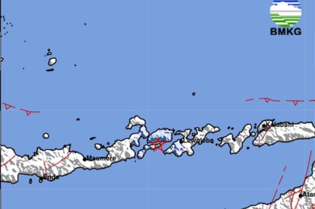Gempa Hari Ini Magnitudo 3,8 Guncang Larantuka Flores Timur, Terasa Cukup Kuat