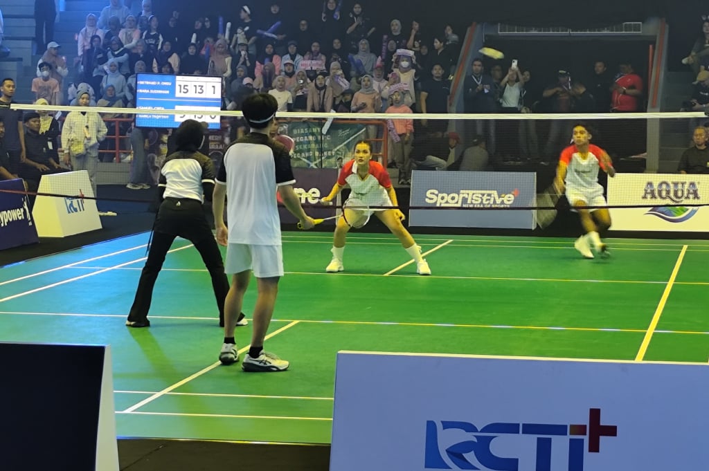 Samuel Cipta/Nabila Taqiyah Bangkit Dramatis, Kalahkan Bertrand Peto/Rara di SporTstive+