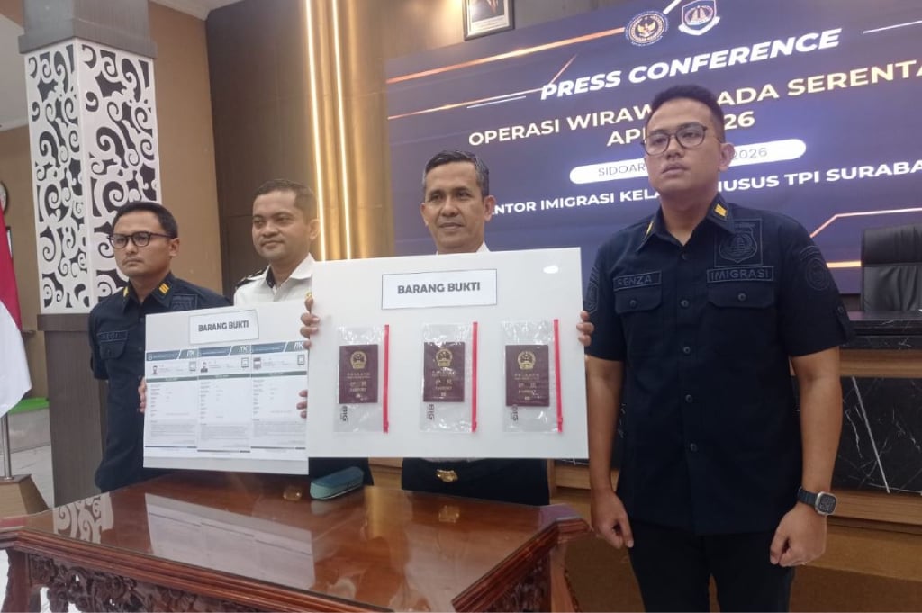 3 WNA Asal China Diamankan Imigrasi Surabaya, Diduga Langgar Izin Tinggal