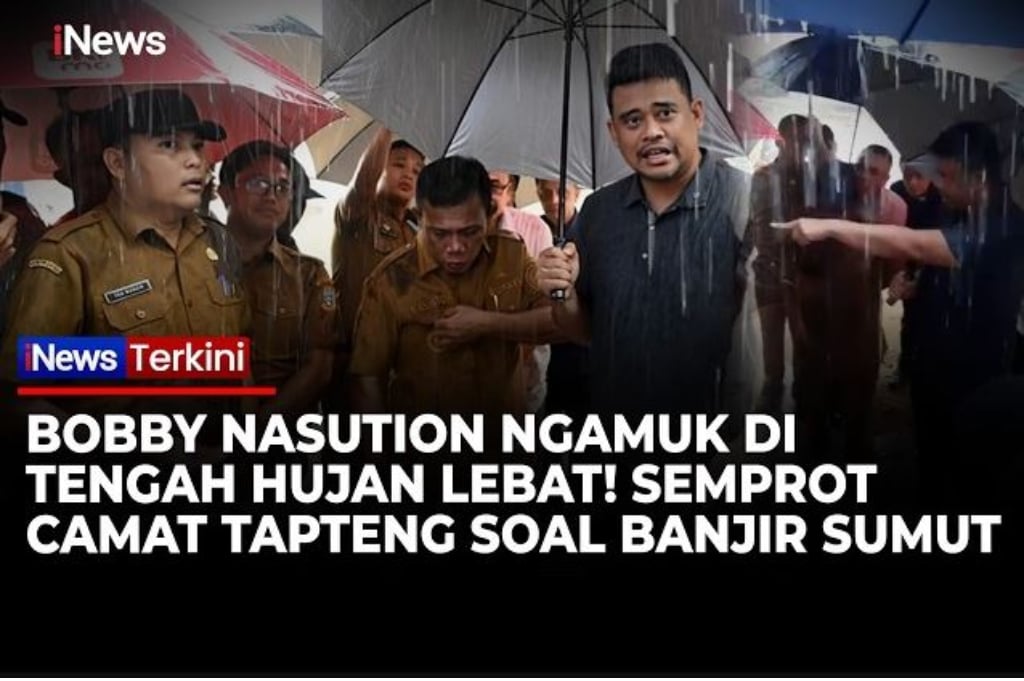 Bobby Nasution Murka Sambil Tunjuk-Tunjuk Camat di Tapteng: Jangan Sok Paling Kerja!