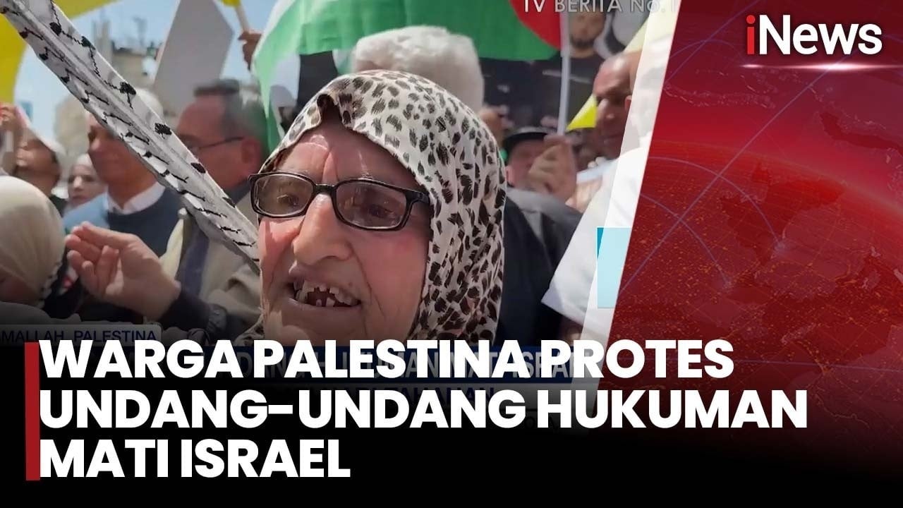 Warga Palestina Protes Undang-Undang Hukuman Mati Israel
