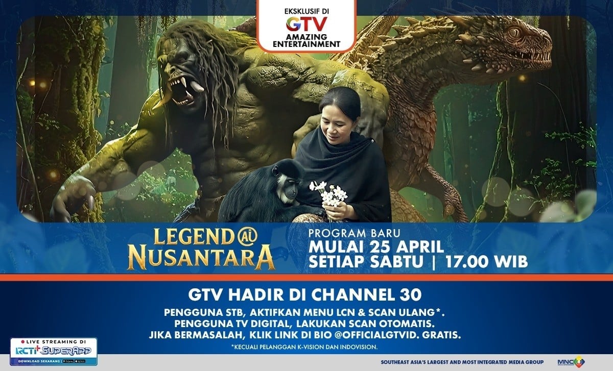 Terbaru di GTV Legenda AI Nusantara, Menghidupkan Cerita Rakyat Lewat Keajaiban Visual AI