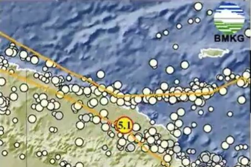 Gempa Hari Ini Magnitudo 5,1 Guncang Keerom Papua