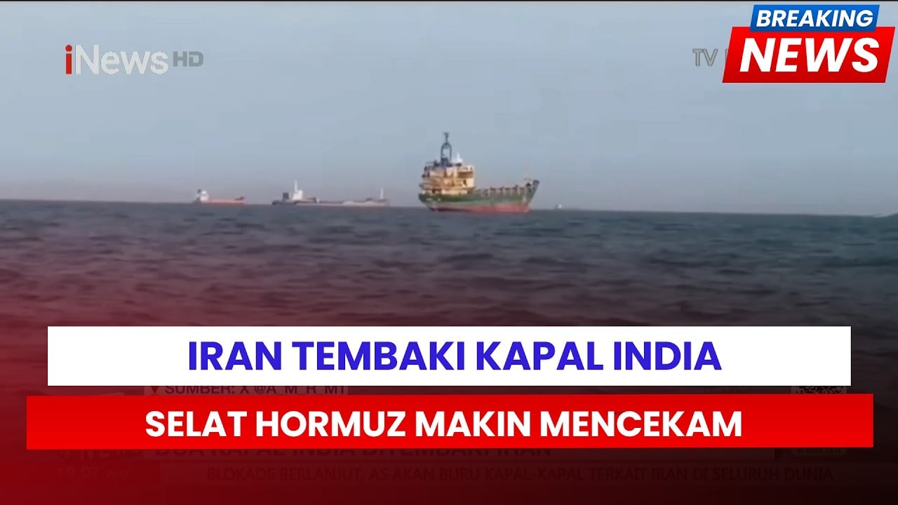 Selat Hormuz Memanas! Garda Revolusi Iran Tembaki Kapal Dagang di Jalur Vital