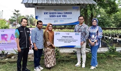 KWT Sumber Boga Tamanan Sukses Budidayakan Lidah Buaya berkat Dukungan BRI