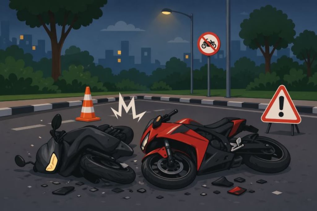 Kecelakaan di Sidoarjo Tewaskan Pelajar, Tabrakan Maut Terjadi saat Putar Balik