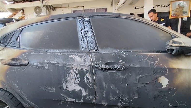 Mobil Kades Purwasaba Hoho Alkaf Dibakar OTK, Polisi Selidiki Pelaku dan Motifnya