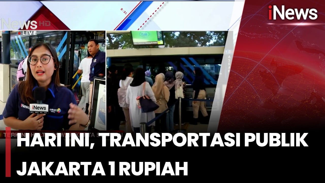 Khusus Hari Ini! Transportasi Umum Jakarta Cuma Rp1, Simak Syaratnya