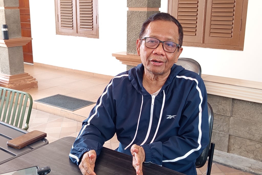 Mahfud MD Bela Saiful Mujani soal Dilaporkan Dugaan Penghasutan: di Mana Makarnya?