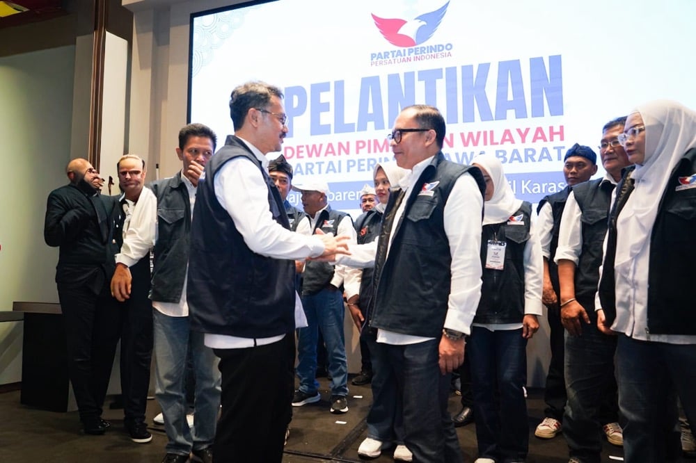 Rifqi Ali Mubarok Dilantik jadi Ketua DPW Perindo Jabar, Siap Perkuat Basis Partai