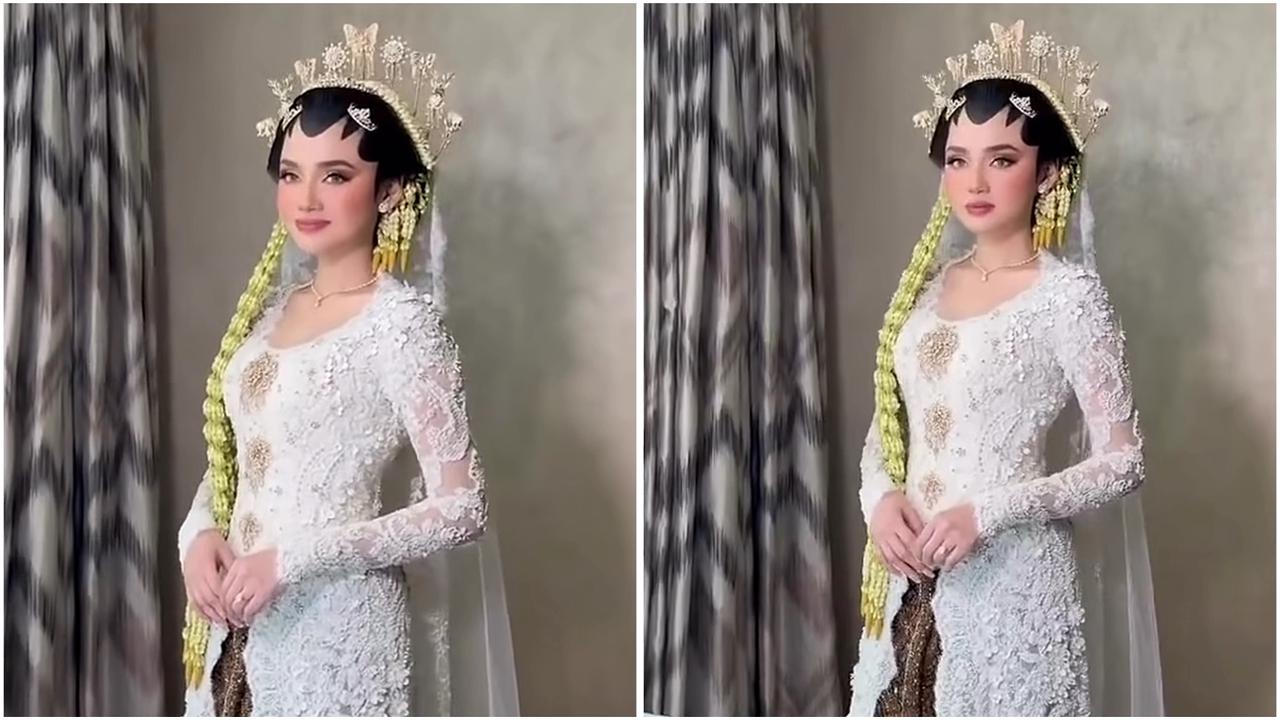 Potret Syifa Hadju Kenakan Kebaya Putih di Akad Nikah, Real Bidadari!