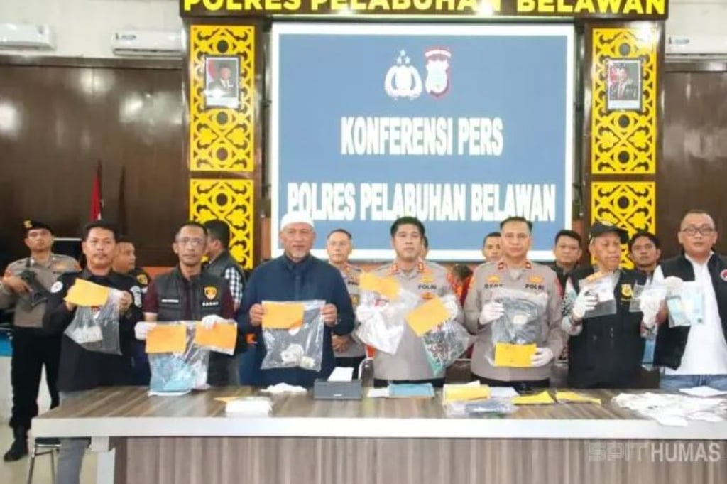 Polres Belawan Ungkap 320 Kasus Kriminal selama 4 Bulan, dari Narkoba hingga Kejahatan Jalanan