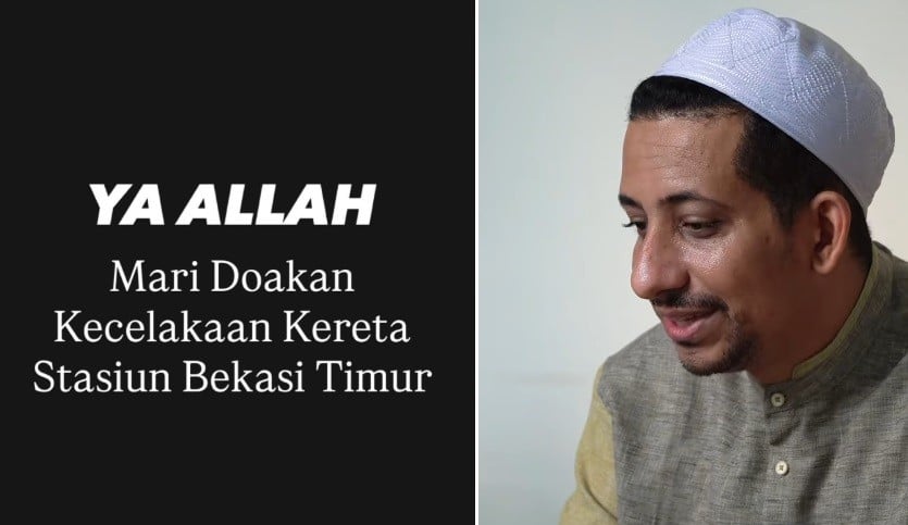 Unggah Pesan Menyentuh, Habib Jafar Doakan Korban Kecelakaan Kereta di Bekasi Timur