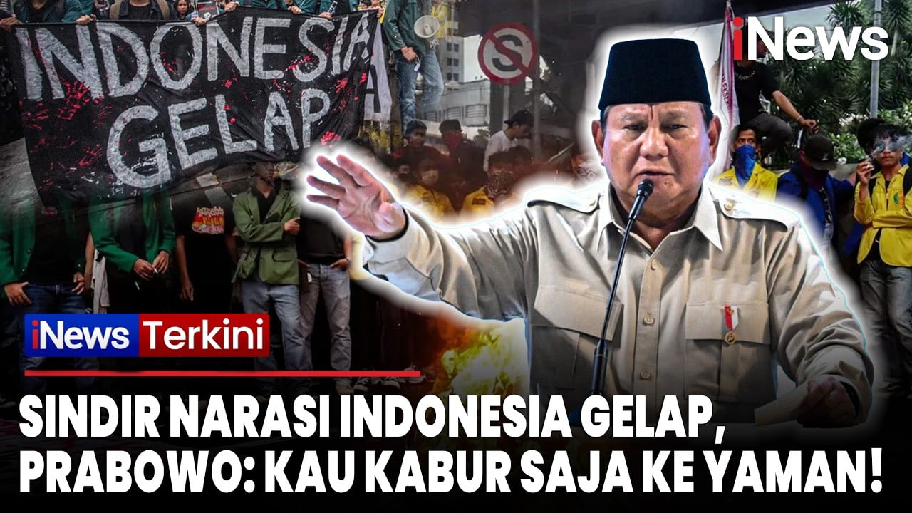 Presiden Prabowo Kritik Narasi Indonesia Gelap: Matanya Burem, Kau Kabur Saja Sana ke Yaman!