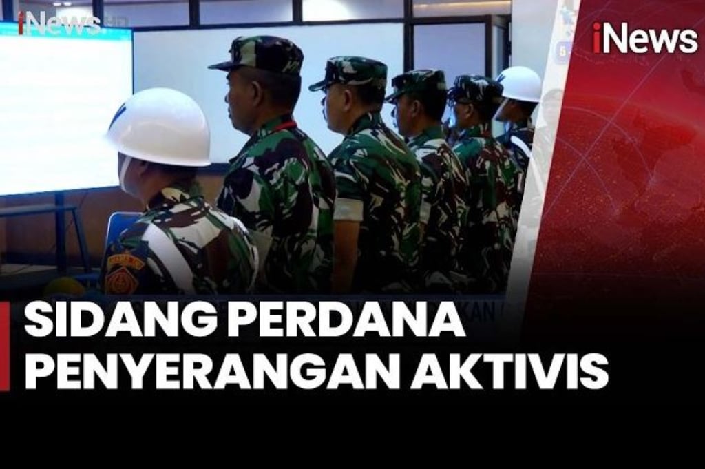 Sidang Perdana Penyerangan Aktivis, 4 Terdakwa Dijerat Pasal Berlapis