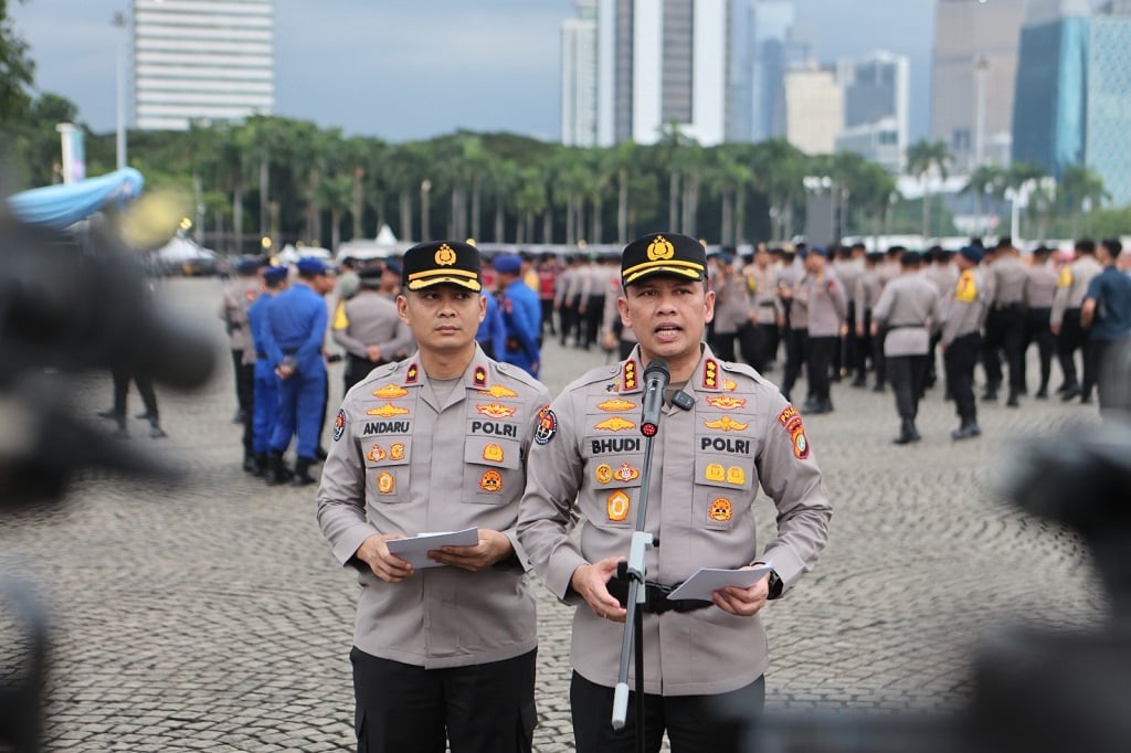 24.980 Personel Gabungan Kawal Hari Buruh 2026 di DPR-Monas Besok