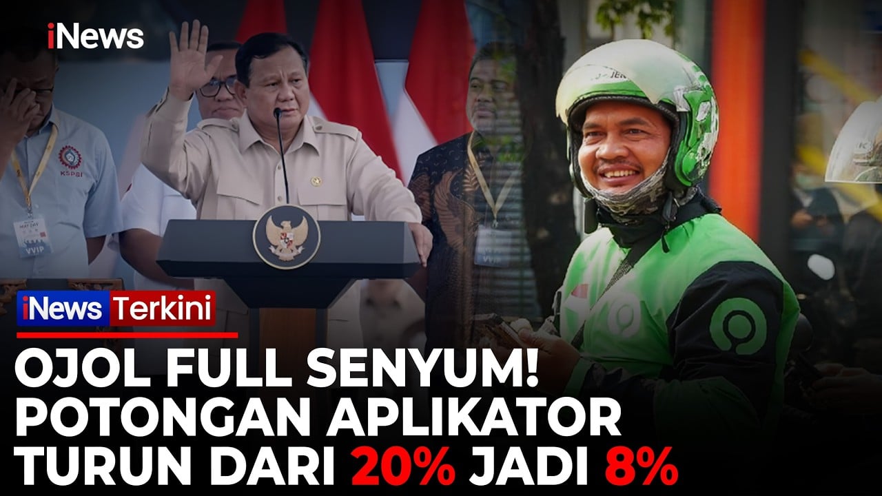 Kabar Baik! Prabowo Pangkas Potongan Aplikator Ojol Jadi 8 Persen