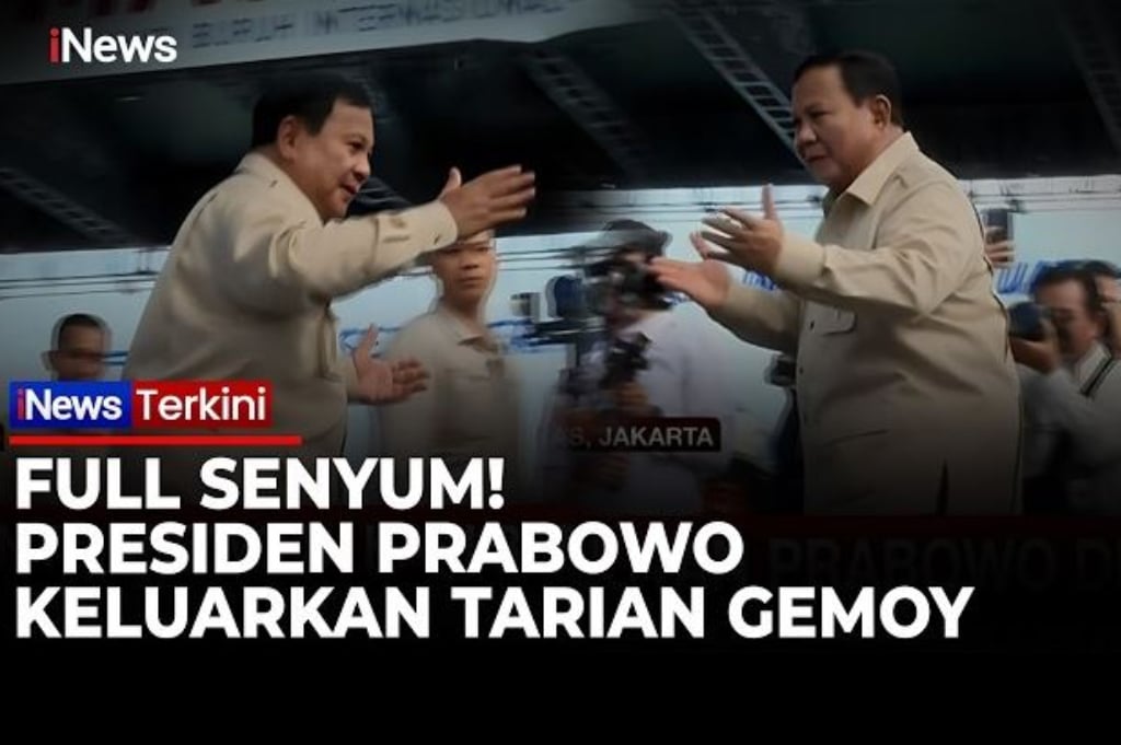 Pecah! Momen Prabowo Joget Gemoy di May Day, Ribuan Buruh Bersorak Meriah