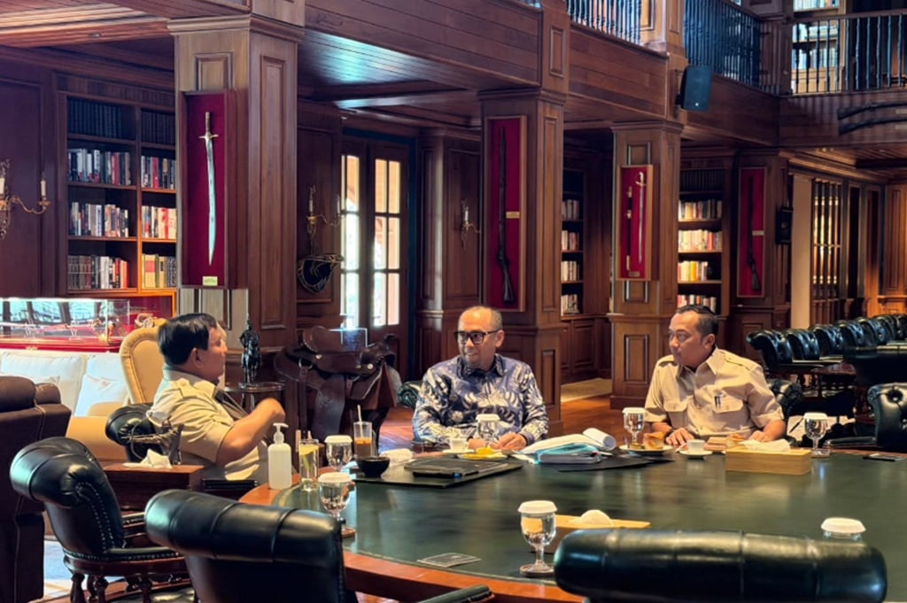 Prabowo Bertemu Kepala PPATK-Mensesneg di Hambalang, Ini yang Dibahas