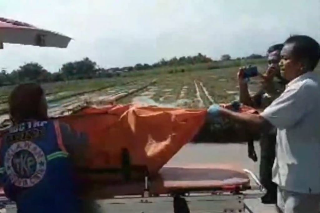 Mayat Misterius Ditemukan di Lahan Kosong Prambon Sidoarjo