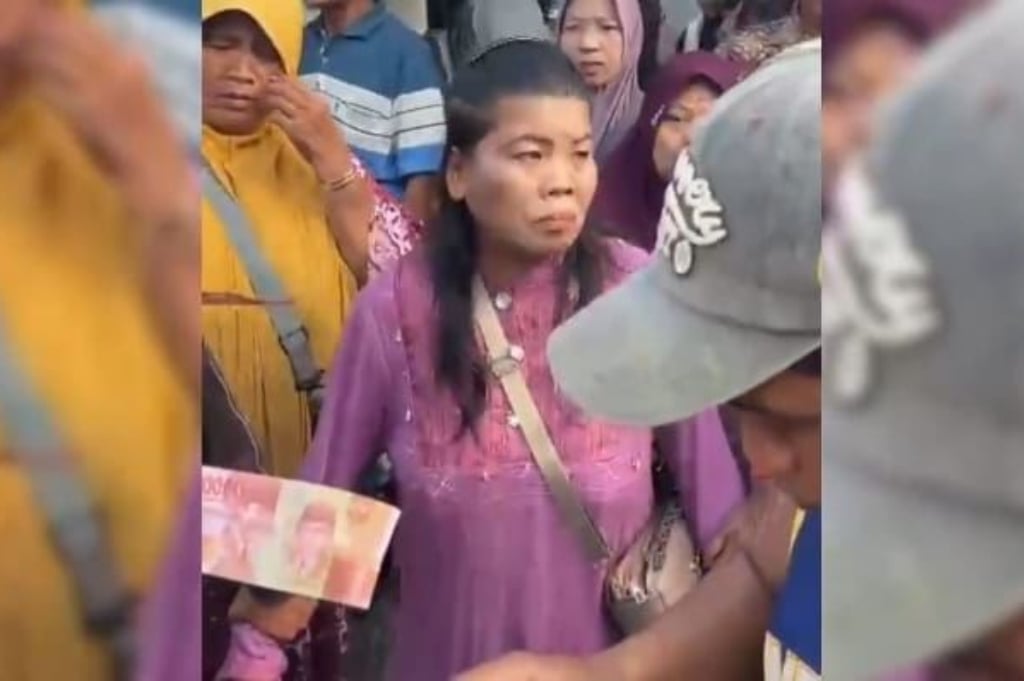 Duh! Perempuan Paruh Baya di Tuban Belanja Pakai Uang Palsu di Pasar, Nyaris Diamuk Massa