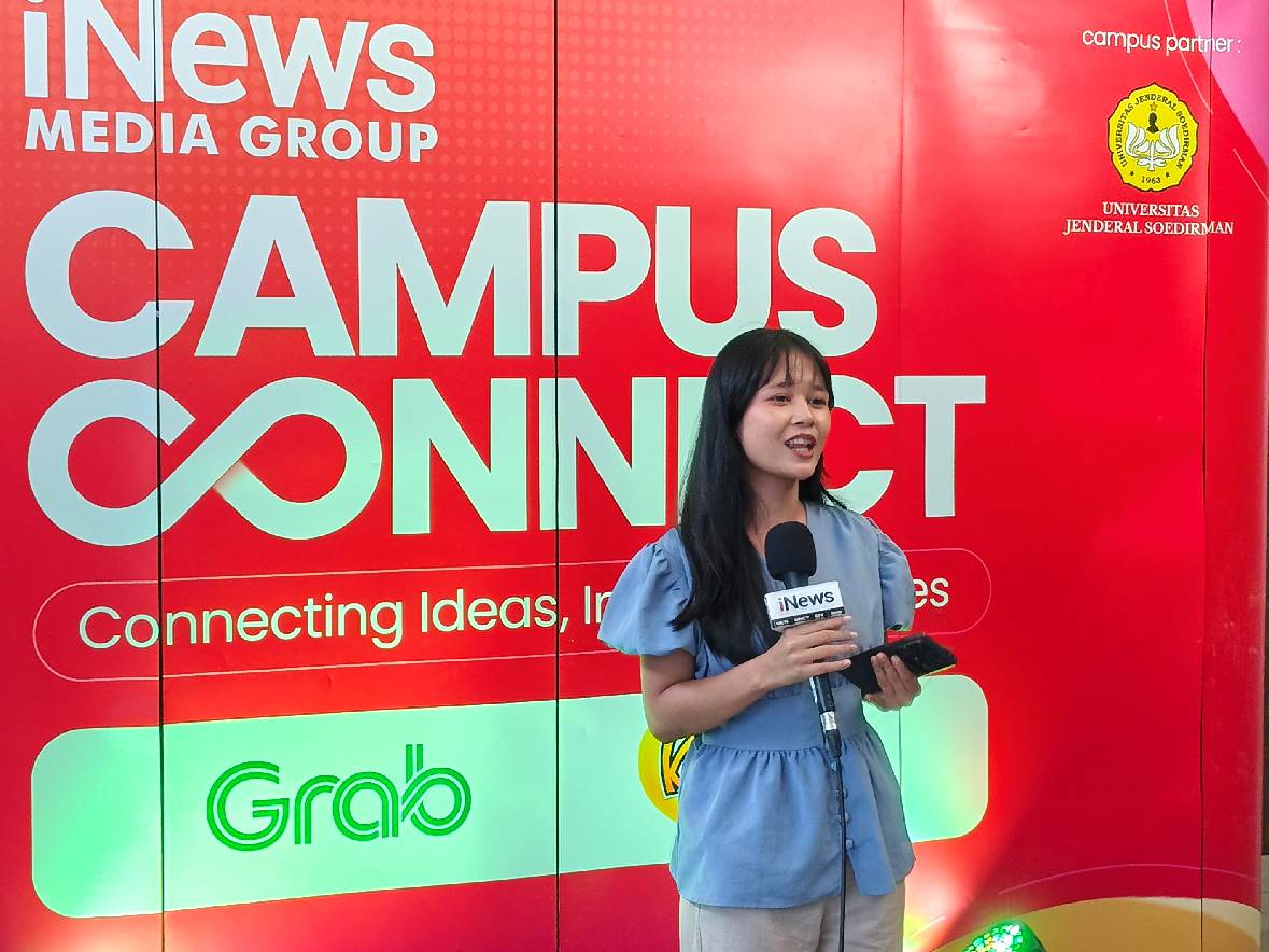Mahasiswa Unsoed Antusias Jadi Reporter di Booth iReporter iNews Campus Connect