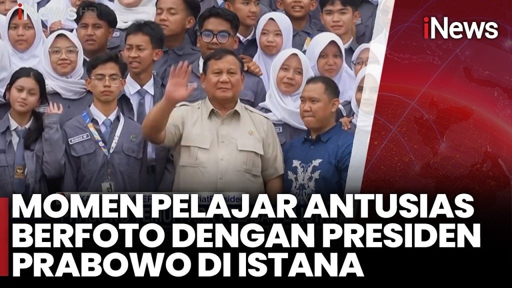 Momen Hangat Pelajar Jawa Barat Bertemu Langsung Presiden Prabowo di Istana Negara