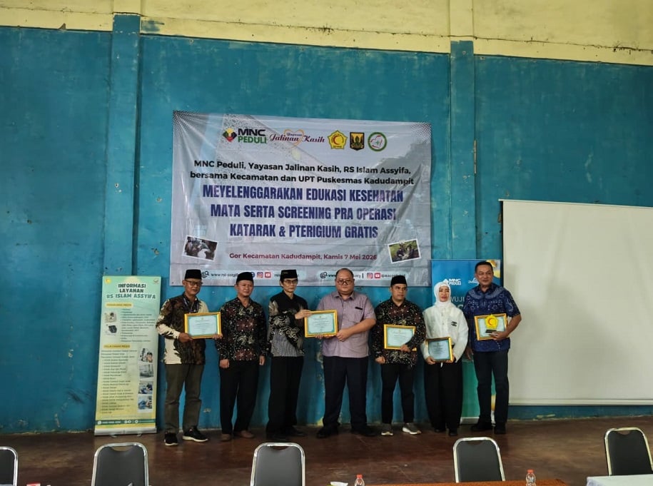 MNC Peduli-RSI Assyifa Sukabumi Gelar Pemeriksaan Mata Gratis di Kecamatan Kadudampit