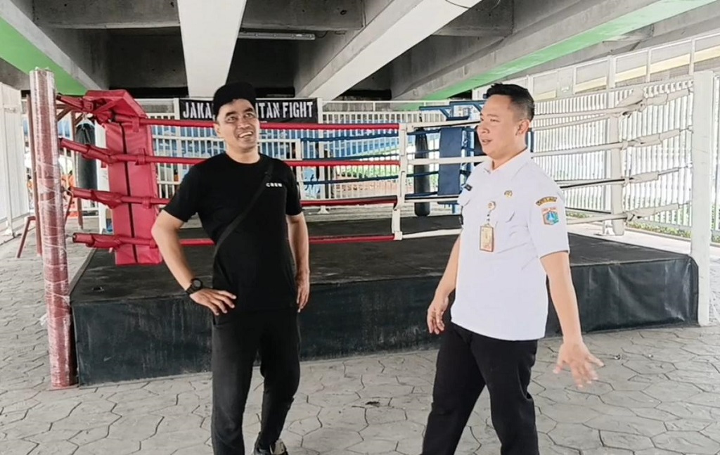 Cegah Tawuran, Pemkot Jaktim Bikin Ring Tinju di Kolong Flyover Pasar Rebo