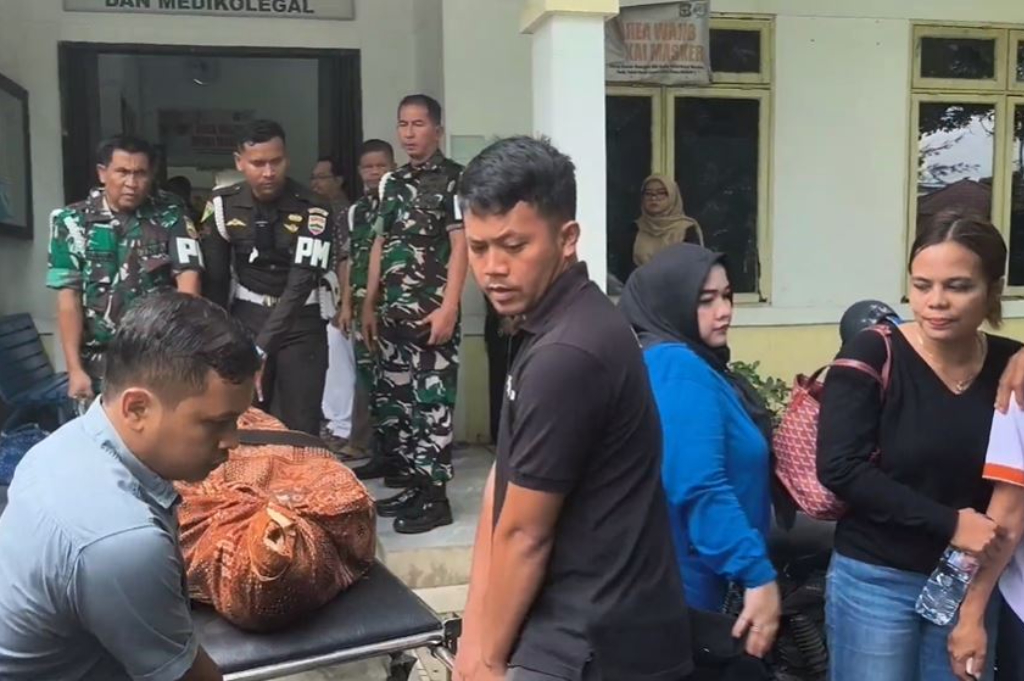 Tragis! Prajurit TNI di Pematangsiantar Tewas Terlindas Bus Travel
