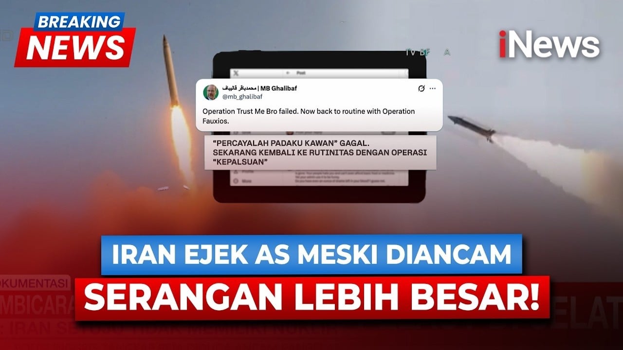 Terus Diancam Dibombardir, Iran Ejek Operasi Militer Amerika Serikat