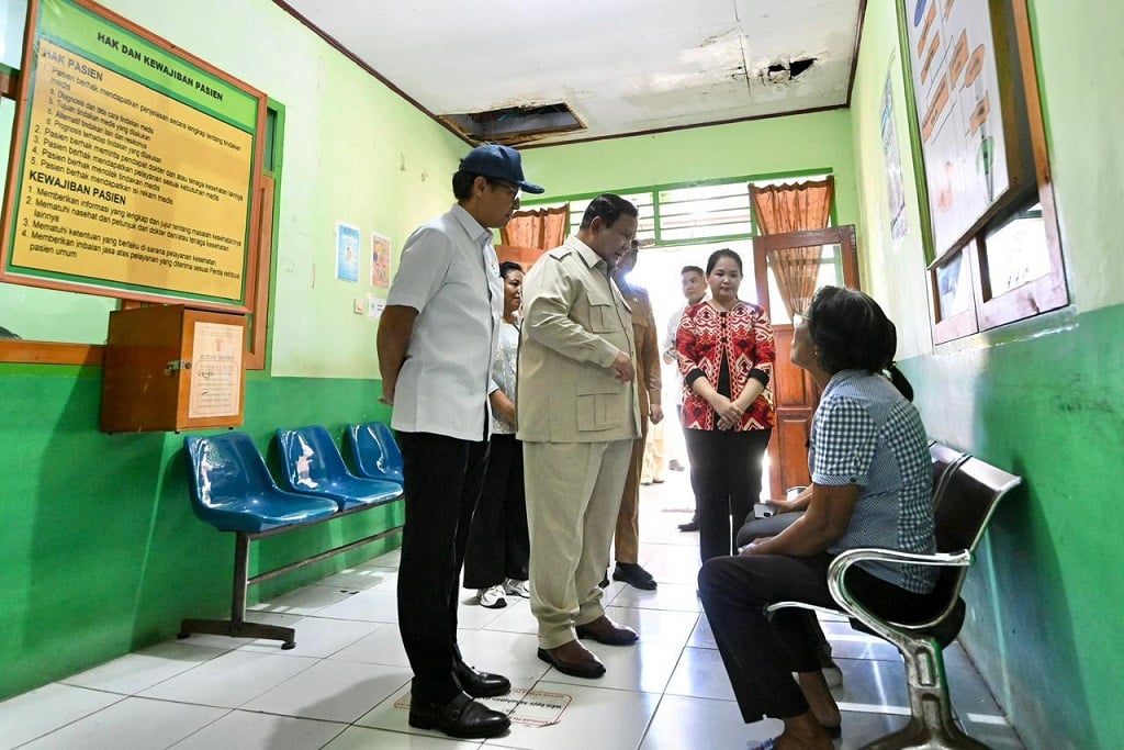 Prabowo Dapat Laporan Puskesmas di Miangas Belum Pernah Diperbaiki sejak Zaman Soeharto