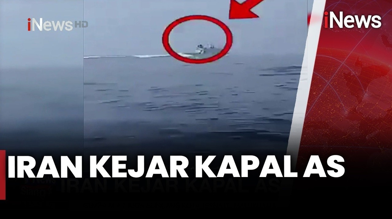 Masuki Teluk Persia, Iran Kejar Kapal Perang AS di Selat Hormuz