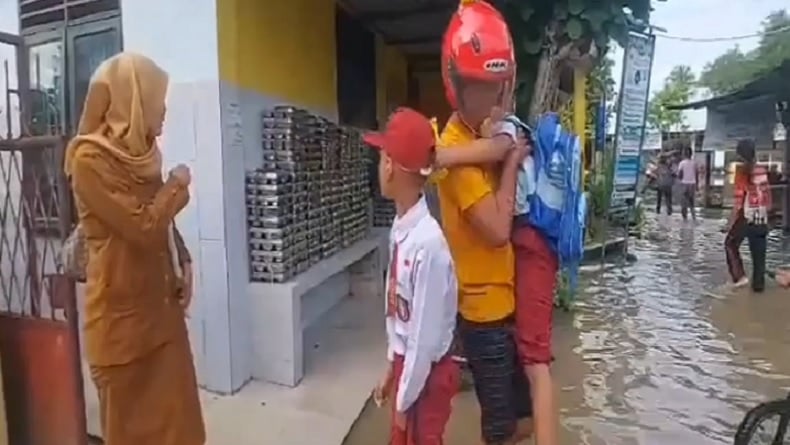 Banjir Rendam Tebingtinggi, Sekolah Diliburkan