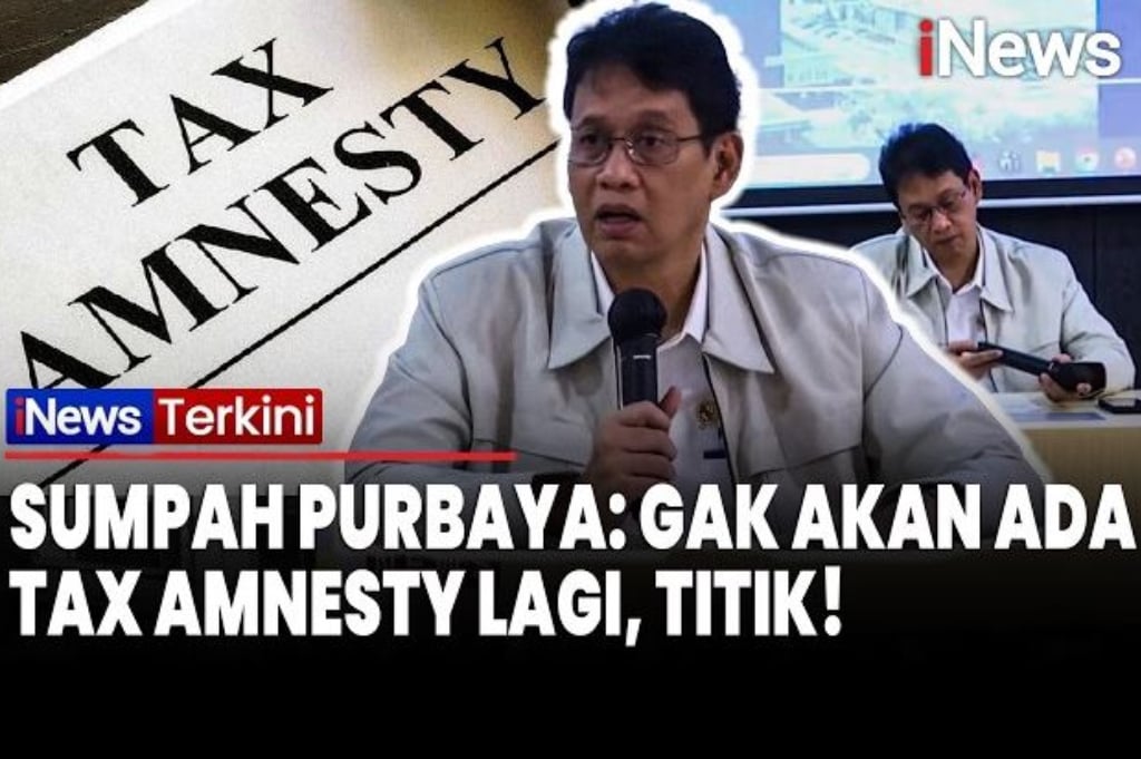 Purbaya Tegas Tolak Tax Amnesty Lagi: Kalau Ada, Berarti Saya Dipecat!