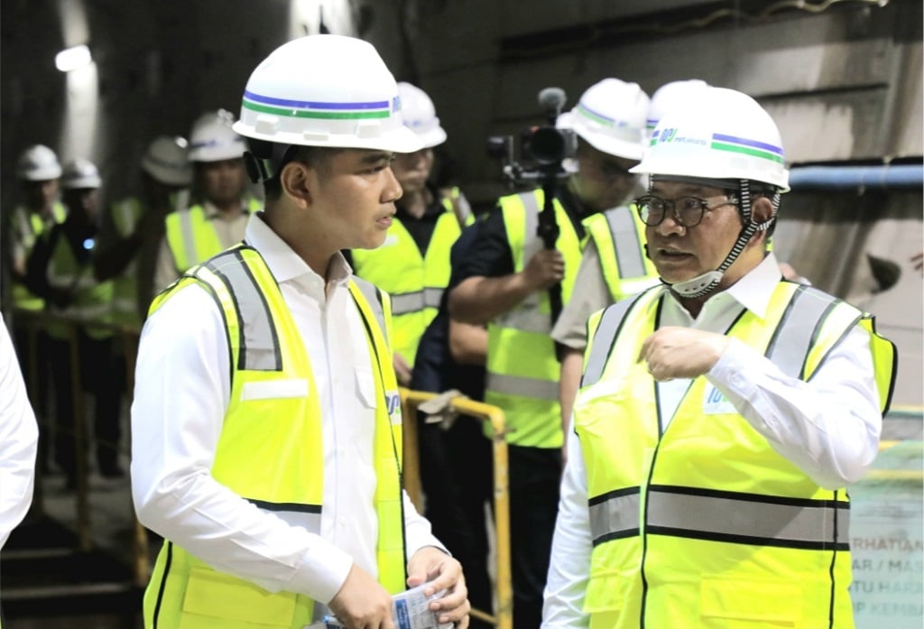 Pramono Dampingi Gibran Cek Proyek MRT Bundaran HI-Kota: Beliau Gembira dan Puas