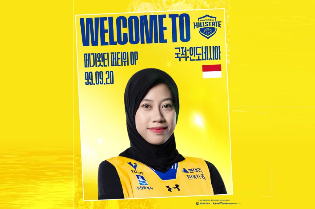 Resmi Kembali ke Korea, Megawati Hangestri Bertekad Antar Hyundai Hillstate Juara