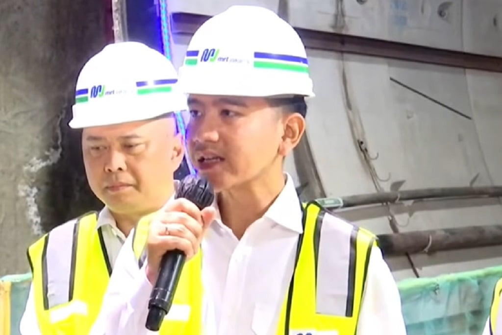 Gibran Cek Proyek MRT Bundaran HI-Kota: Progres yang Luar Biasa Sekali