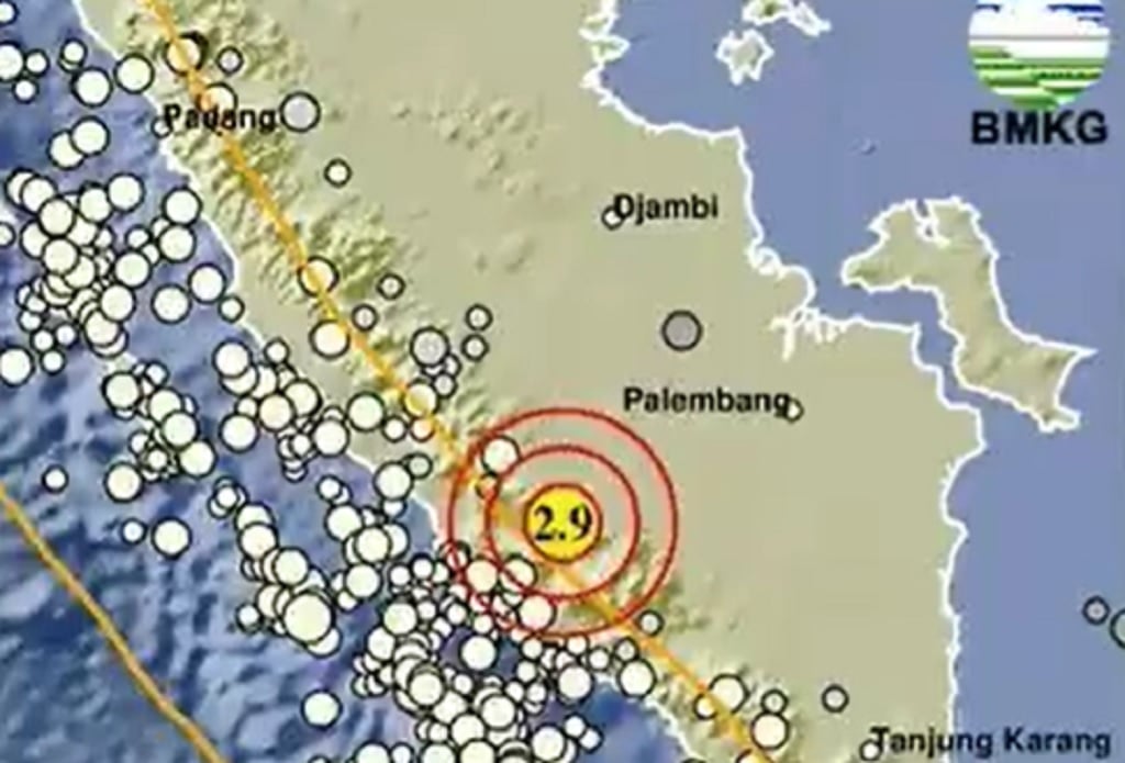 Gempa 2 Menit yang Lalu Guncang Empat Lawang Sumsel, Cek Magnitudonya