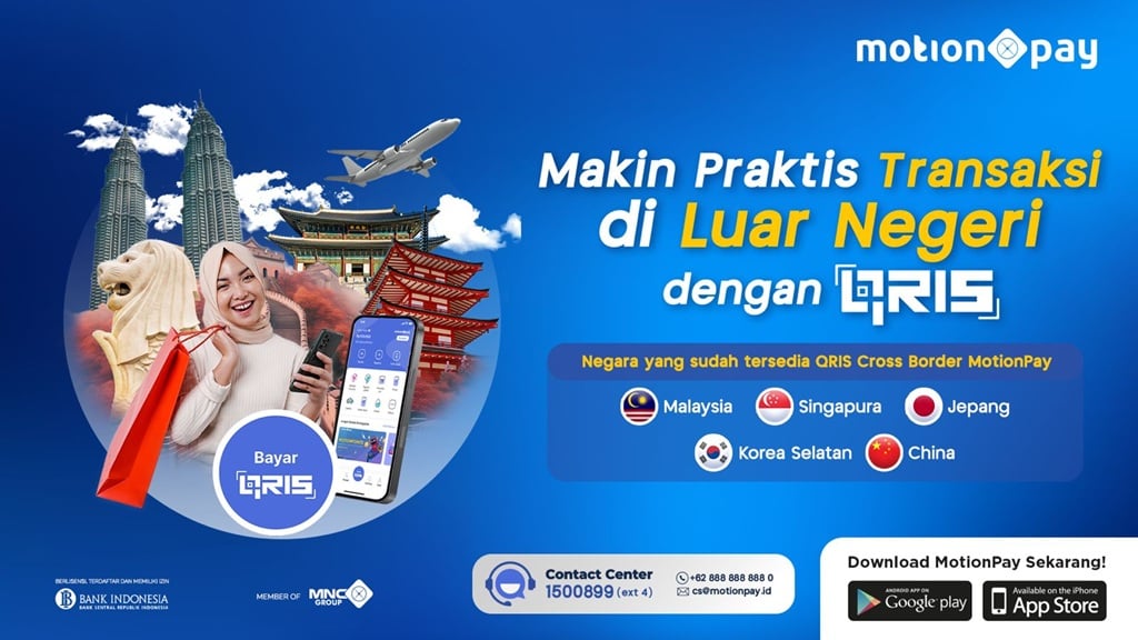 Liburan ke Luar Negeri Tanpa Ribet, MotionPay Hadirkan Fitur QRIS Cross-Border di Singapura hingga Korsel