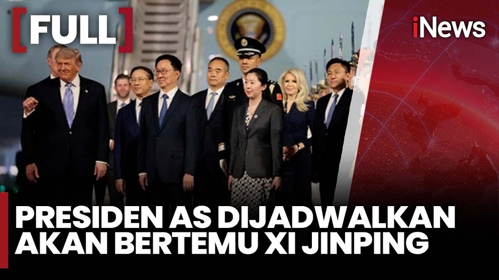 Donald Trump Tiba di China Jelang Pertemuan dengan Xi Jinping