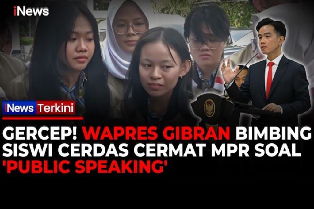 Siswi Viral Cerdas Cermat MPR Bertemu Wapres Gibran, Dapat Motivasi dan Tips Debat