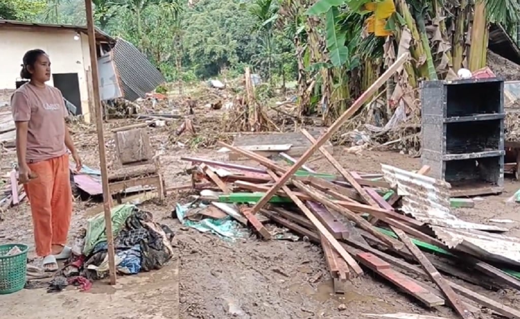 Update Banjir Bandang di Tanah Datar, 67 Rumah Rusak dan 5 Jembatan Hanyut
